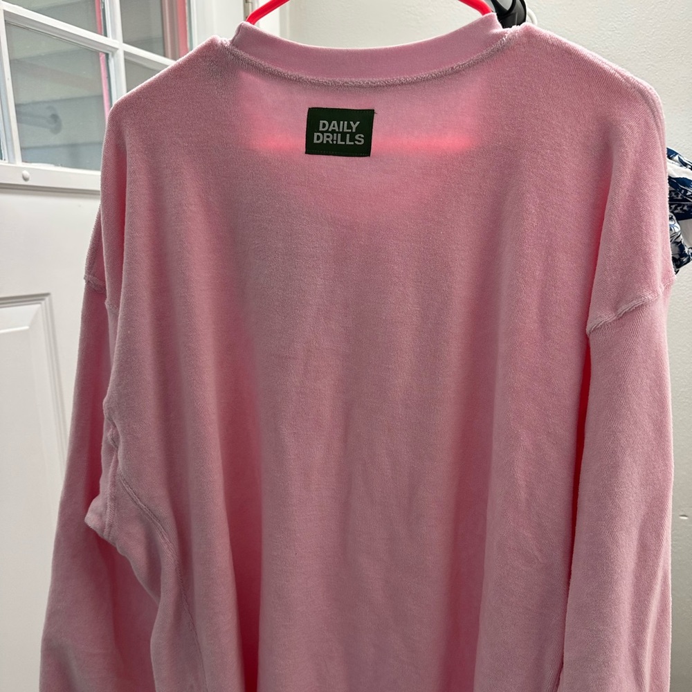 NWT! Terry Oversized Crew
